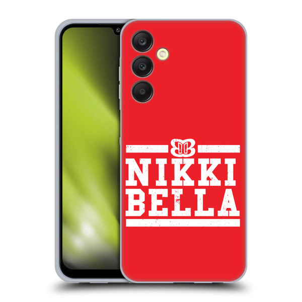 WWE Nikki Bella Logotype Soft Gel Case for Samsung Galaxy A25 5G