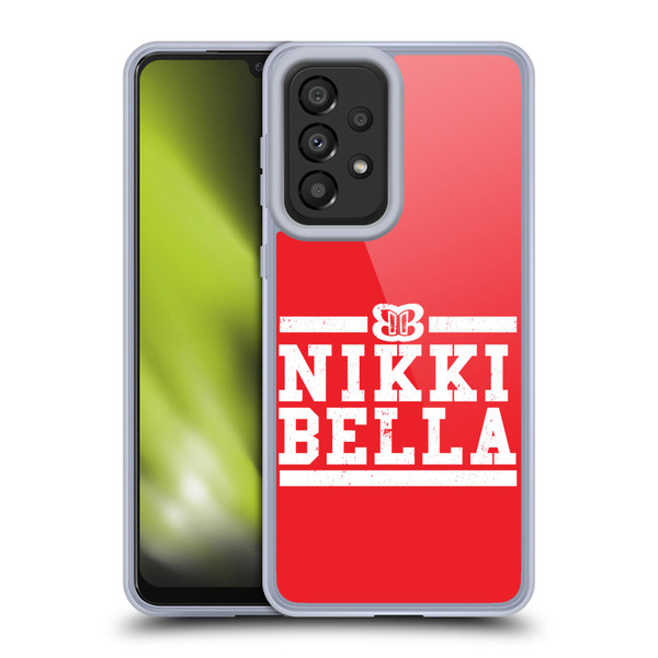 WWE Nikki Bella Logotype Soft Gel Case for Samsung Galaxy A33 5G (2022)