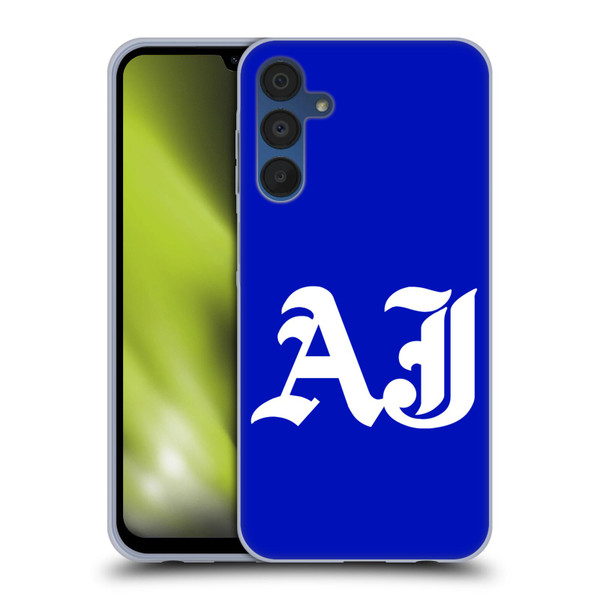 WWE Aj Styles Initials Soft Gel Case for Samsung Galaxy A15 & MagSafe
