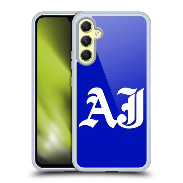 WWE Aj Styles Initials Soft Gel Case for Samsung Galaxy A34 5G