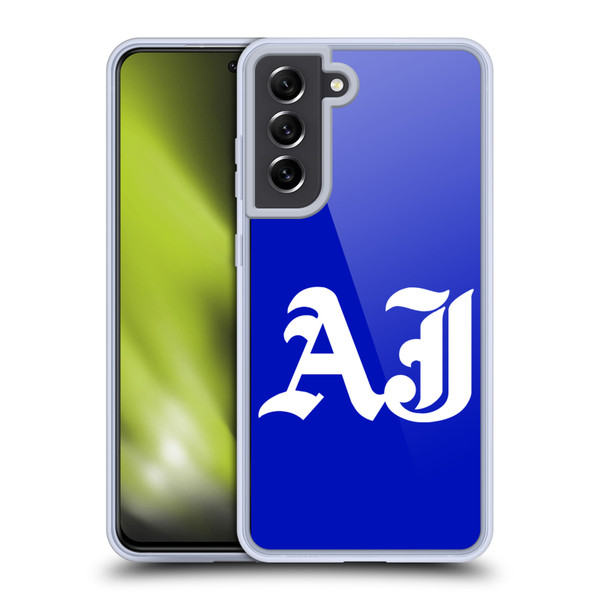 WWE Aj Styles Initials Soft Gel Case for Samsung Galaxy S21 FE 5G & MagSafe