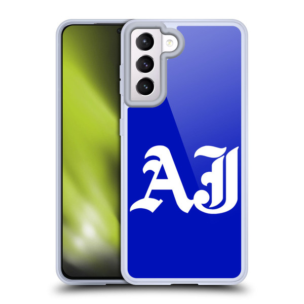 WWE Aj Styles Initials Soft Gel Case for Samsung Galaxy S21 5G & MagSafe