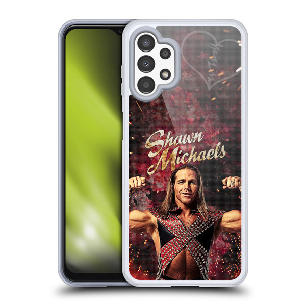 WWE Shawn Michaels LED Image Soft Gel Case for Samsung Galaxy A13 (2022)