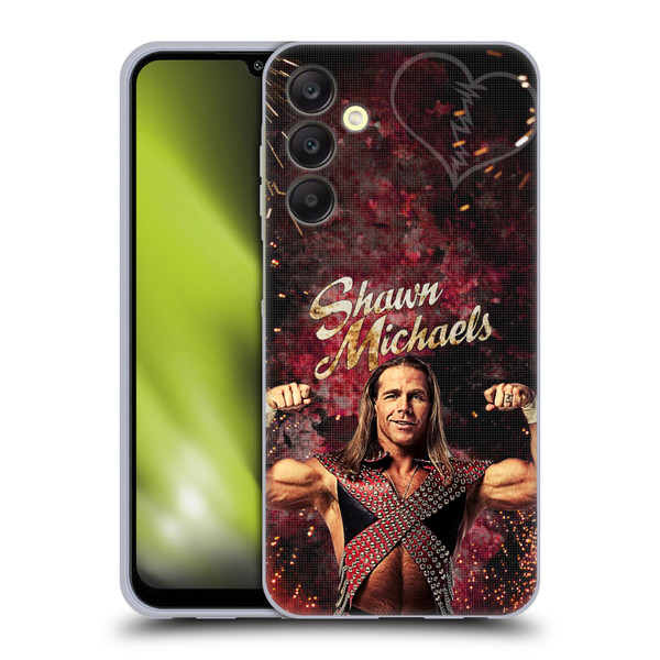 WWE Shawn Michaels LED Image Soft Gel Case for Samsung Galaxy A25 5G