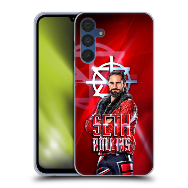 WWE Seth Rollins Graphics Seth Rollins Soft Gel Case for Samsung Galaxy A15 & MagSafe
