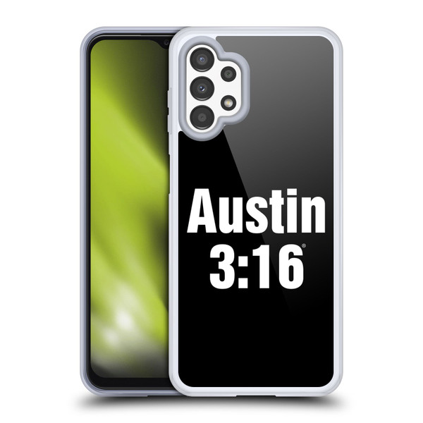 WWE Steve Austin 3:16 Soft Gel Case for Samsung Galaxy A13 (2022)