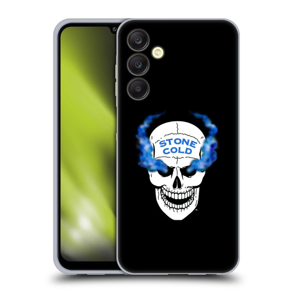 WWE Steve Austin Retro Skull Soft Gel Case for Samsung Galaxy A25 5G