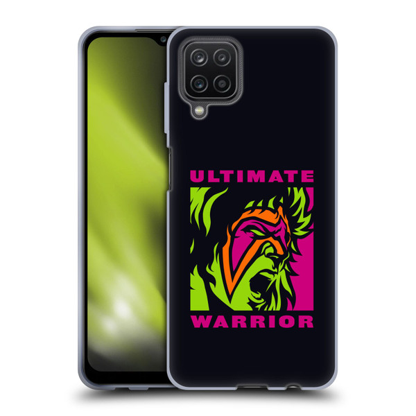 WWE Ultimate Warrior Illustrated Soft Gel Case for Samsung Galaxy A12 (2020)