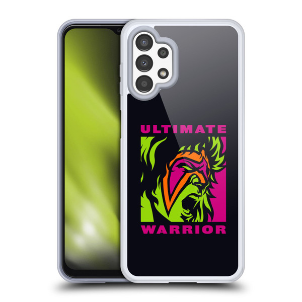 WWE Ultimate Warrior Illustrated Soft Gel Case for Samsung Galaxy A13 (2022)