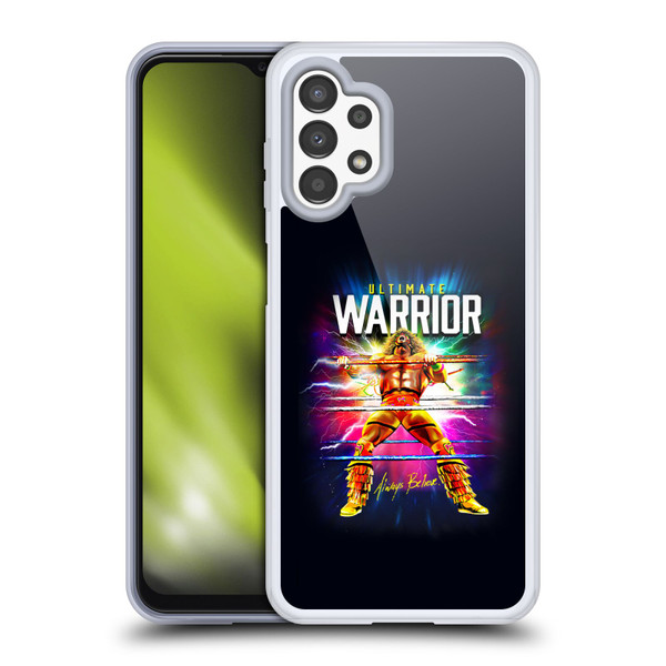WWE Ultimate Warrior Retro Blast Soft Gel Case for Samsung Galaxy A13 (2022)