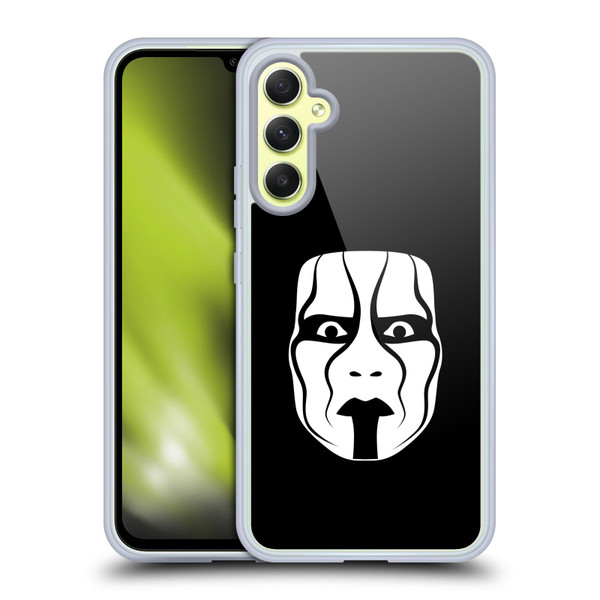 WWE Sting Face Soft Gel Case for Samsung Galaxy A34 5G
