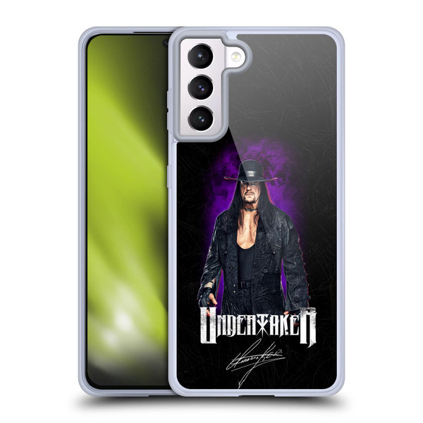 WWE Undertaker Image Soft Gel Case for Samsung Galaxy S21+ 5G & MagSafe
