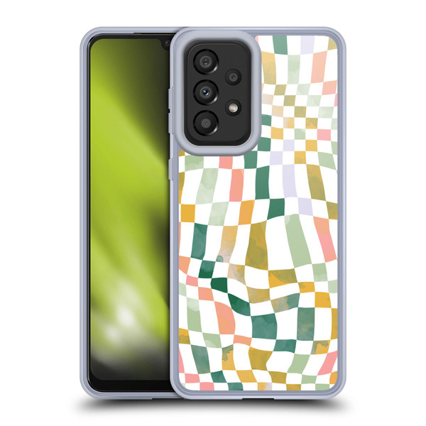 Ninola Checker Pattern Nostalgic Soft Gel Case for Samsung Galaxy A33 5G (2022)