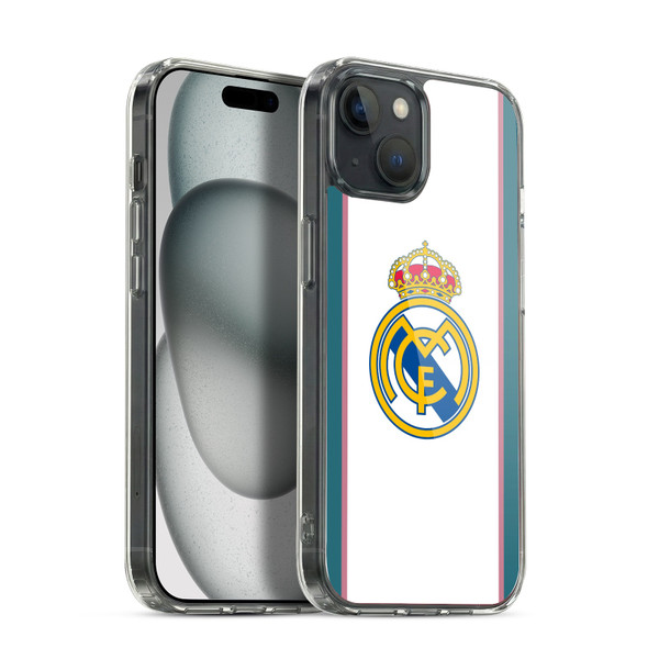 Real Madrid CF 2026/27 Badge White Soft Gel Case for Apple iPhone 15 Plus & MagSafe
