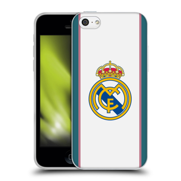 Real Madrid CF 2026/27 Badge White Soft Gel Case for Apple iPhone 5c
