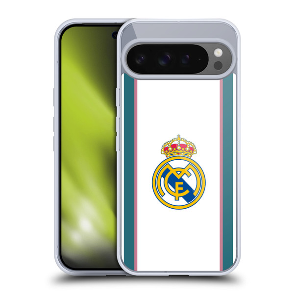 Real Madrid CF 2026/27 Badge White Soft Gel Case for Google Pixel 9 Pro XL