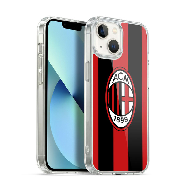 AC Milan 2026/27 Crest Kit Home Soft Gel Case for Apple iPhone 13