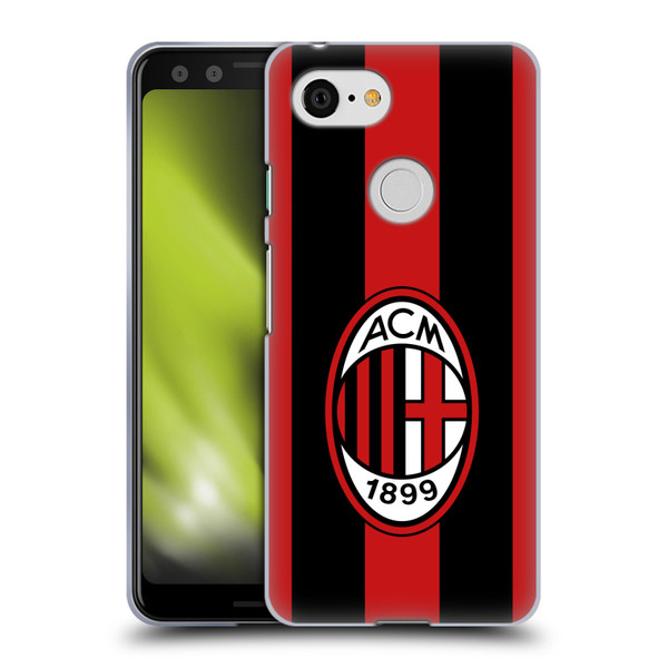 AC Milan 2026/27 Crest Kit Home Soft Gel Case for Google Pixel 3