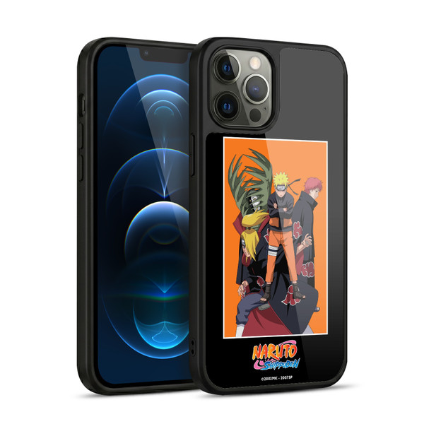 Naruto Shippuden Art Akatsuki Organization Gel Armour Case For Apple iPhone 12 Pro Max