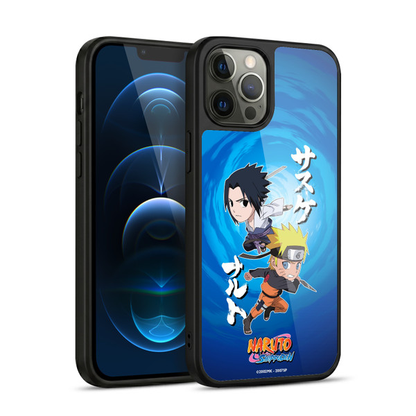 Naruto Shippuden Art Chibi Sasuke Naruto Gel Armour Case For Apple iPhone 12 Pro Max