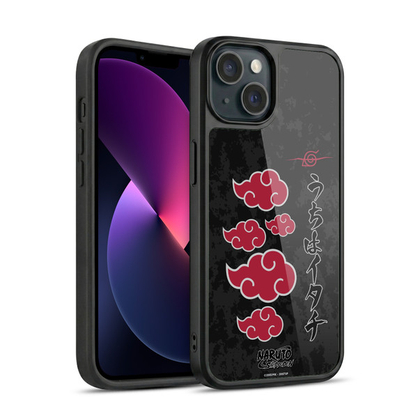 Naruto Shippuden Art Akatsuki Logotype Gel Armour Case For Apple iPhone 13