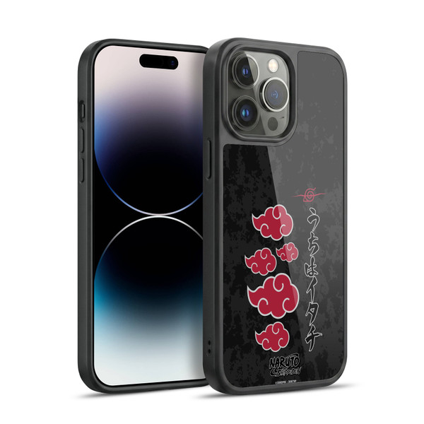 Naruto Shippuden Art Akatsuki Logotype Gel Armour Case For Apple iPhone 14 Pro Max