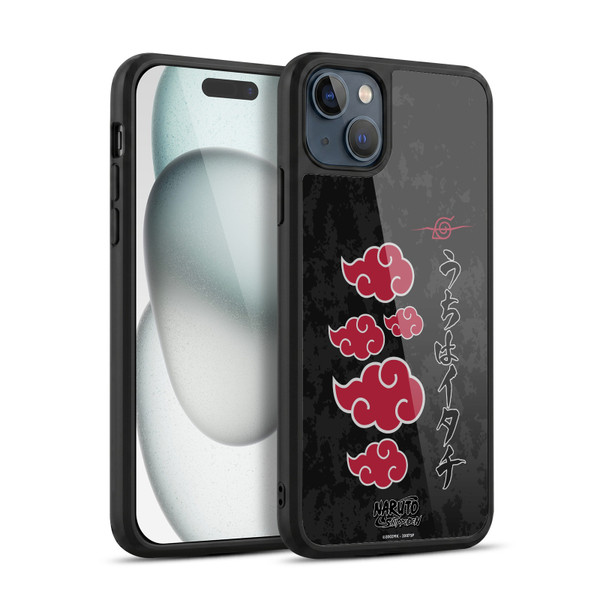 Naruto Shippuden Art Akatsuki Logotype Gel Armour Case For Apple iPhone 15 Plus