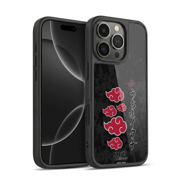 Naruto Shippuden Art Akatsuki Logotype Gel Armour Case For Apple iPhone 16 Pro
