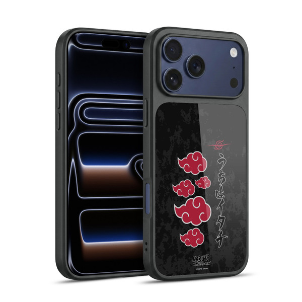 Naruto Shippuden Art Akatsuki Logotype Gel Armour Case For Apple iPhone 17 Pro Max