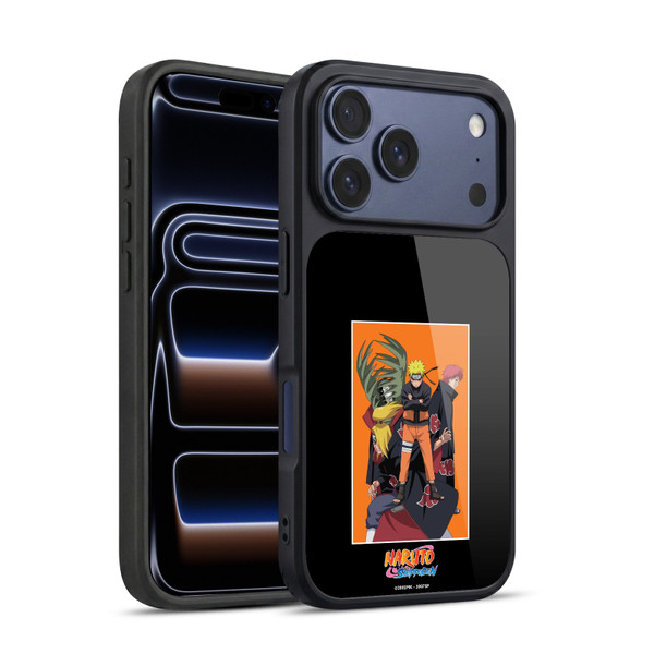 Naruto Shippuden Art Akatsuki Organization Gel Armour Case For Apple iPhone 17 Pro