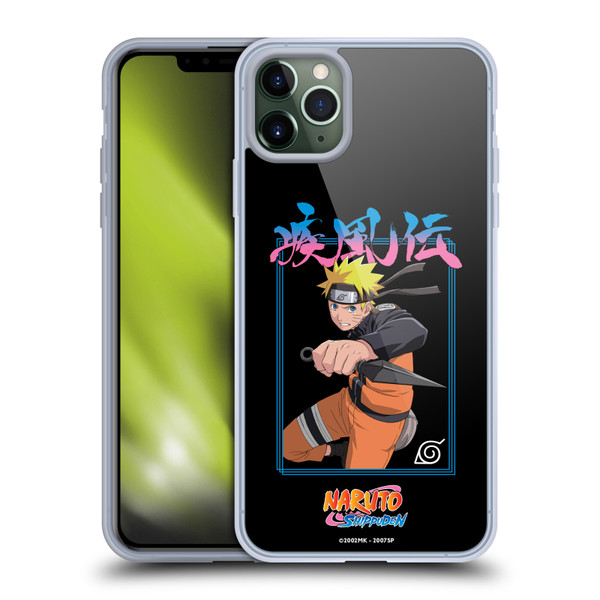Naruto Shippuden Art Portrait Soft Gel Case for Apple iPhone 11 Pro Max & MagSafe