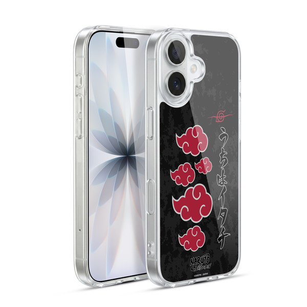 Naruto Shippuden Art Akatsuki Logotype Soft Gel Case for Apple iPhone 17