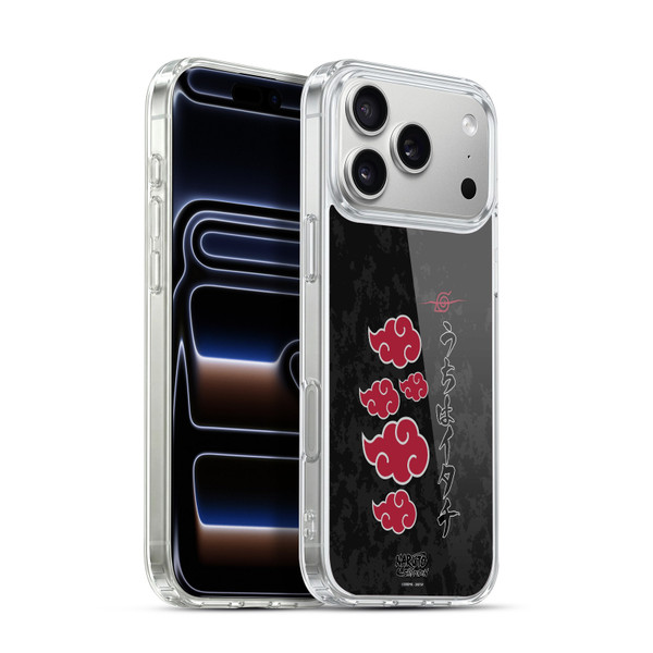 Naruto Shippuden Art Akatsuki Logotype Soft Gel Case for Apple iPhone 17 Pro Max