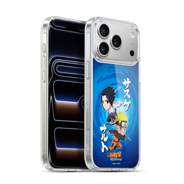 Naruto Shippuden Art Chibi Sasuke Naruto Soft Gel Case for Apple iPhone 17 Pro Max