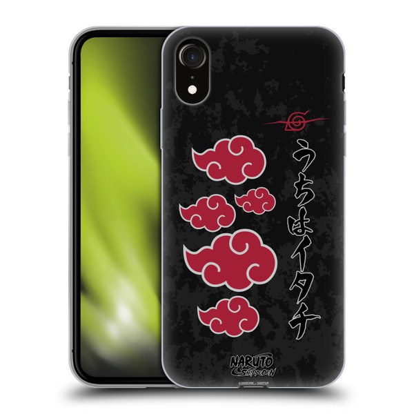 Naruto Shippuden Art Akatsuki Logotype Soft Gel Case for Apple iPhone XR