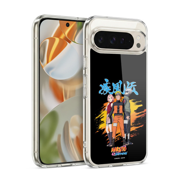 Naruto Shippuden Art Sakura, Naruto, Kakashi Soft Gel Case for Google Pixel 9 / Pixel 9 Pro