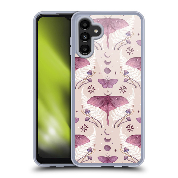 Episodic Drawing Art Emerald Pink Pattern Soft Gel Case for Samsung Galaxy A13 5G (2021)