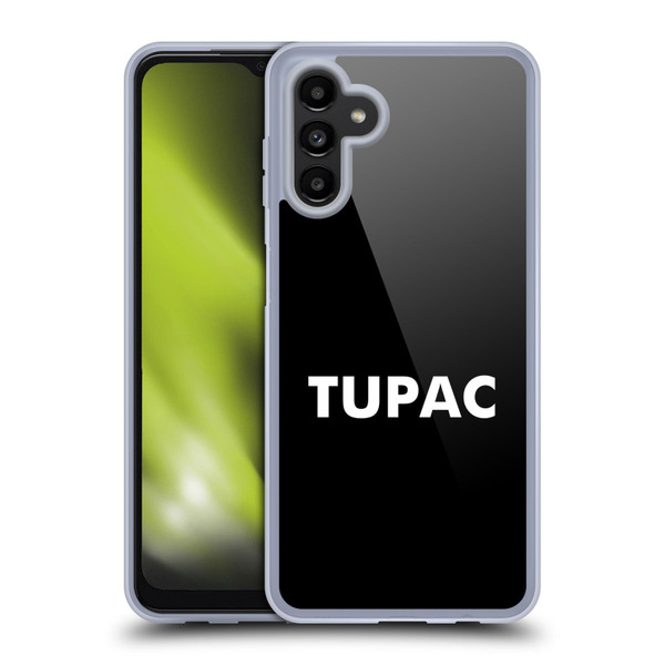 Tupac Shakur Logos Sans Serif Soft Gel Case for Samsung Galaxy A13 5G (2021)