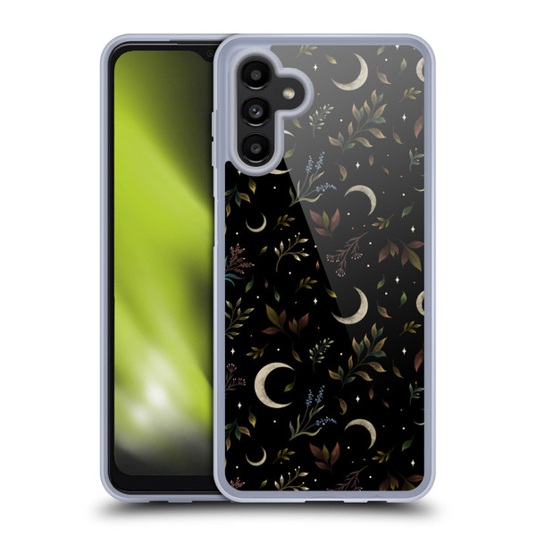 Episodic Drawing Pattern Crescent Moon Soft Gel Case for Samsung Galaxy A13 5G (2021)
