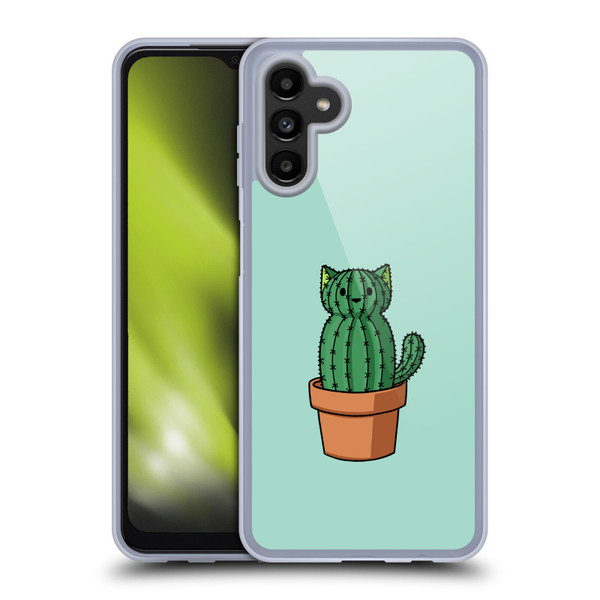 Beth Wilson Doodlecats Cactus Soft Gel Case for Samsung Galaxy A13 5G (2021)