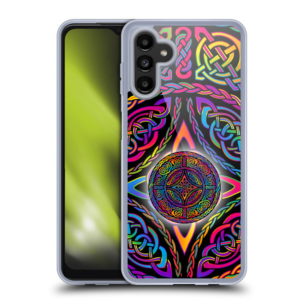 Beth Wilson Rainbow Celtic Knots Shield Soft Gel Case for Samsung Galaxy A13 5G (2021)