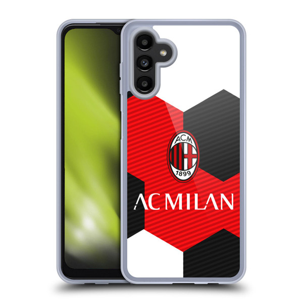 AC Milan Crest Ball Soft Gel Case for Samsung Galaxy A13 5G (2021)