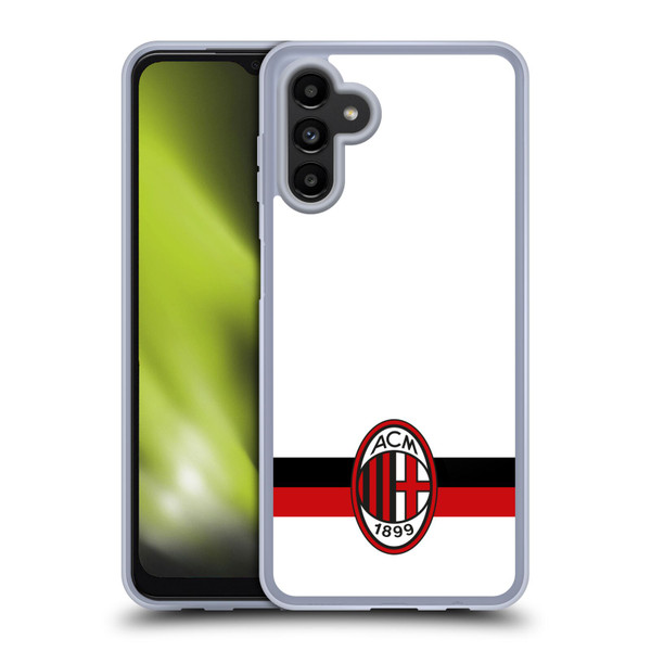 AC Milan Crest White Soft Gel Case for Samsung Galaxy A13 5G (2021)