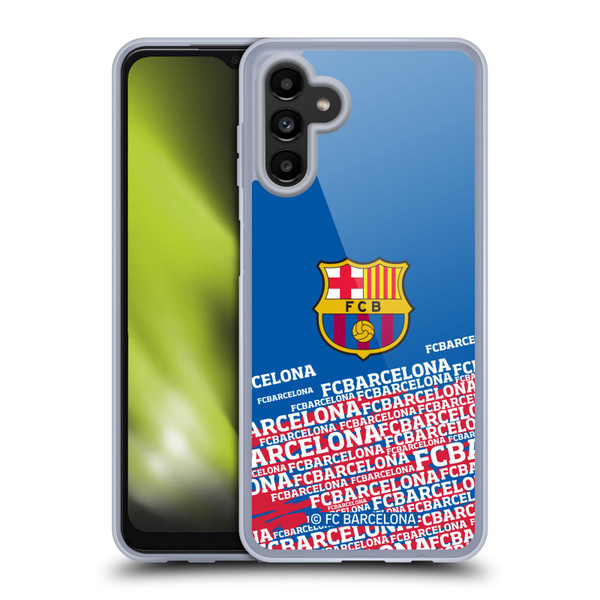 FC Barcelona Crest Impact Soft Gel Case for Samsung Galaxy A13 5G (2021)