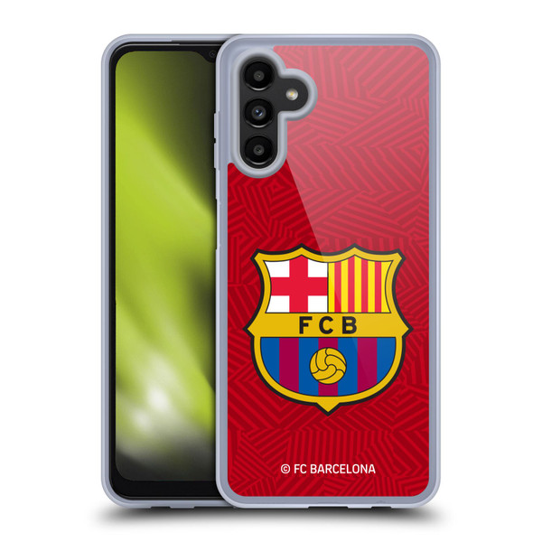 FC Barcelona Crest Red Soft Gel Case for Samsung Galaxy A13 5G (2021)