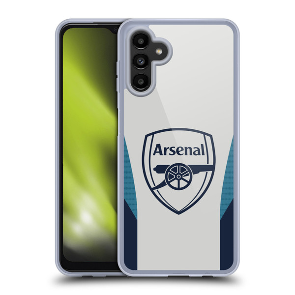 Arsenal FC Training Patterns Grey Soft Gel Case for Samsung Galaxy A13 5G (2021)