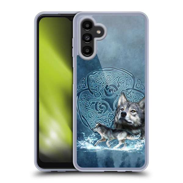Brigid Ashwood Celtic Wisdom Wolf Soft Gel Case for Samsung Galaxy A13 5G (2021)