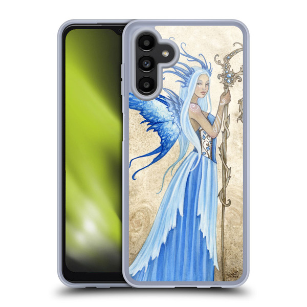 Amy Brown Elemental Series Blue Goddess Soft Gel Case for Samsung Galaxy A13 5G (2021)