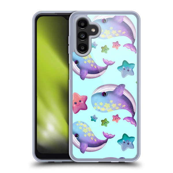 Carla Morrow Patterns Whale And Starfish Soft Gel Case for Samsung Galaxy A13 5G (2021)