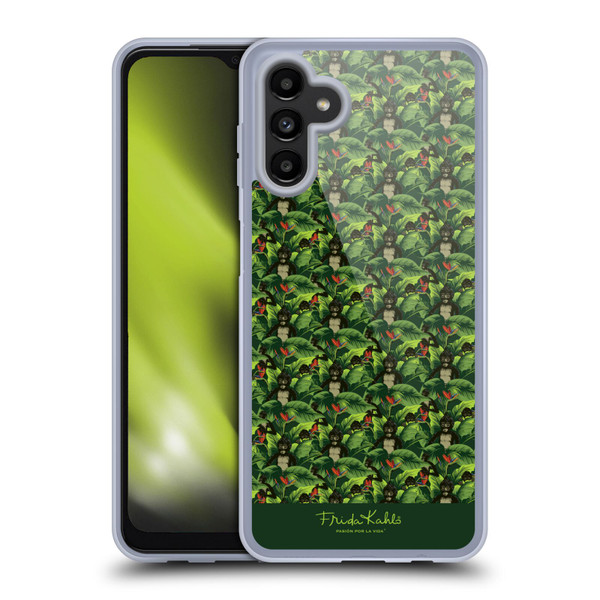 Frida Kahlo Tropical Monkey Pattern Soft Gel Case for Samsung Galaxy A13 5G (2021)